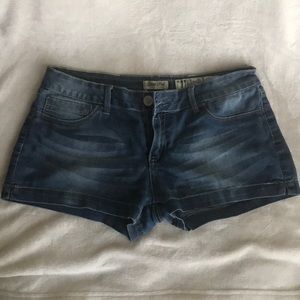 Denim shorts